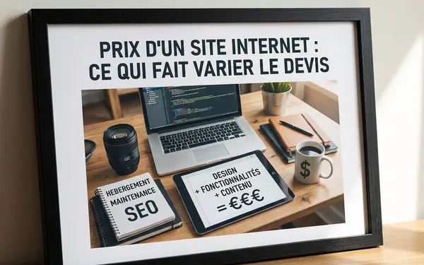 Prix d’un site internet : ce qui fait varier le devis