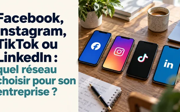 Facebook, Instagram, TikTok ou LinkedIn : quel réseau choisir pour son entreprise ?