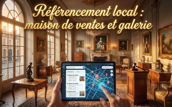 Référencement local d’une maison de ventes et d’une galerie d’art