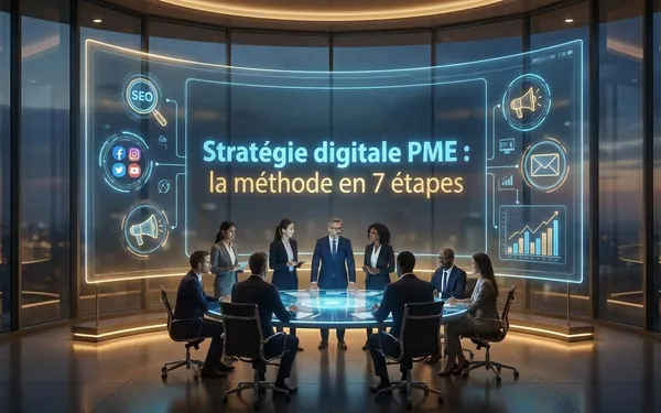 Stratégie digitale PME : la méthode en 7 étapes