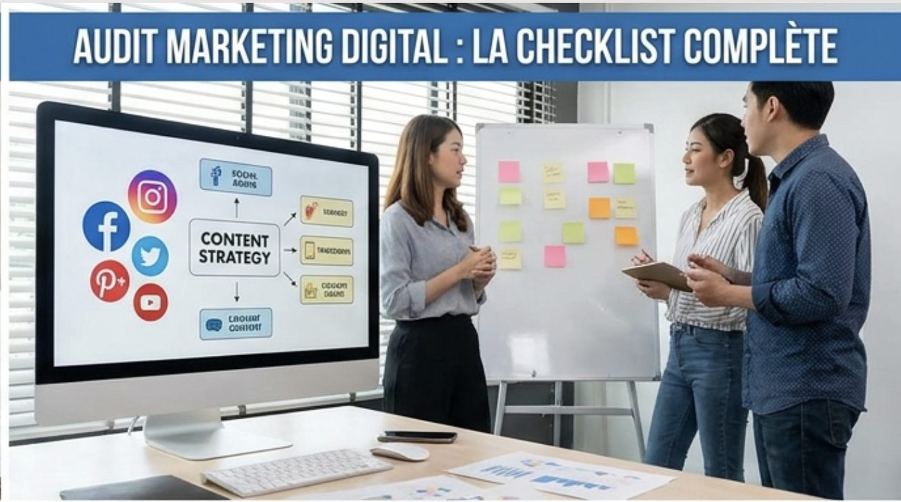 Audit marketing digital : la checklist complète : illustration de l’article (webmarketing)