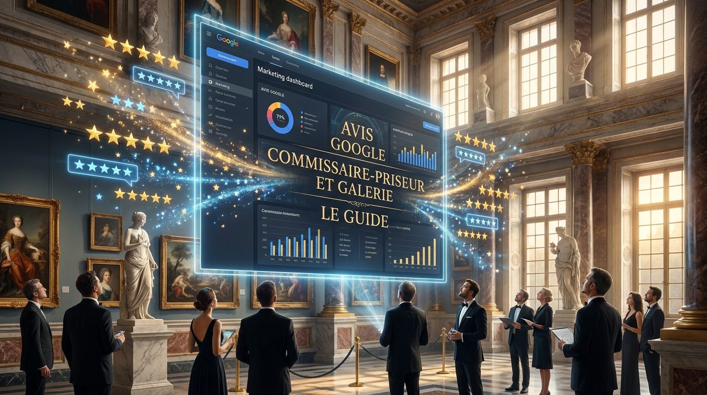 Avis Google : commissaire-priseur et galerie, le guide : illustration de l’article (commentaires clients)