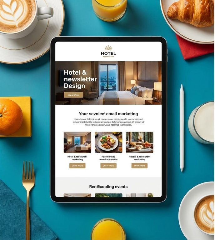 Emailing hôtel et restaurant : réussir sa newsletter : illustration de l’article (emailing)