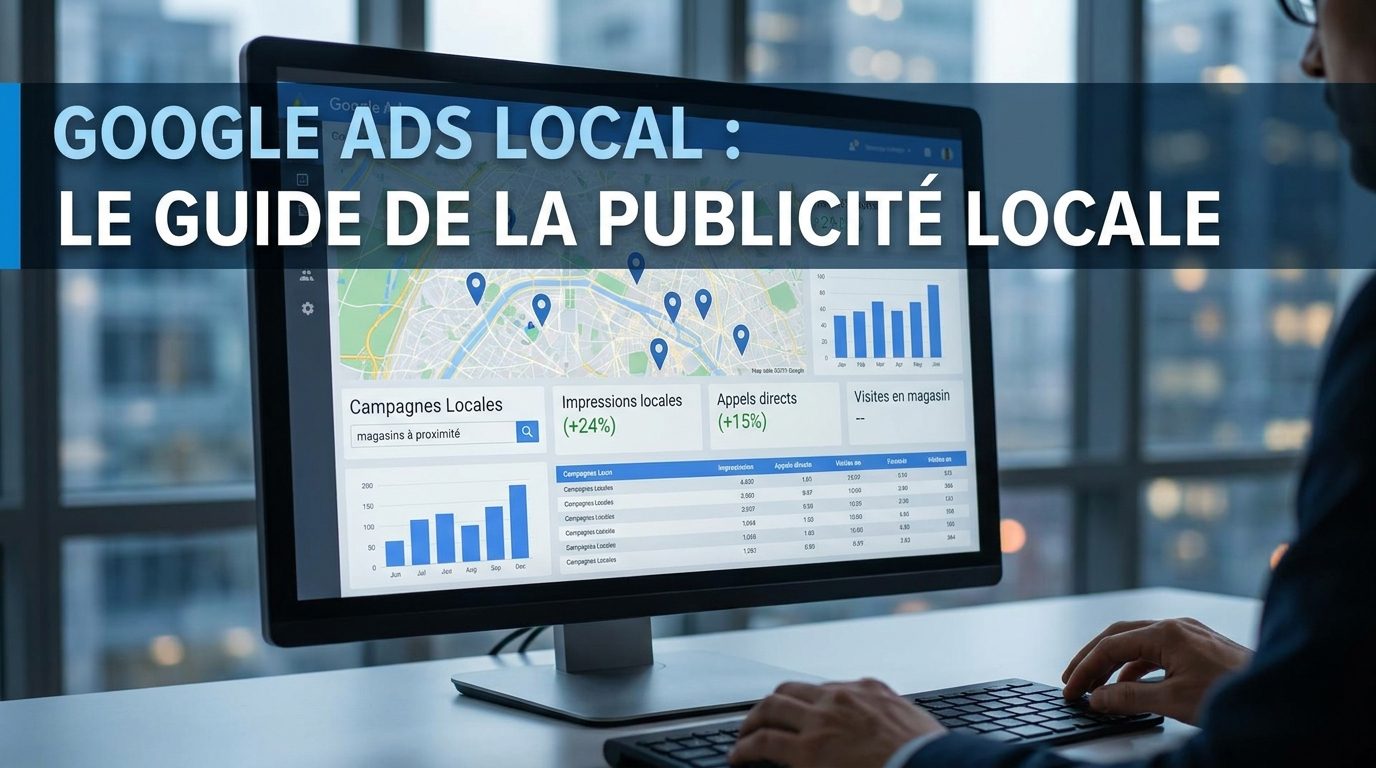 Google Ads local : le guide de la publicité locale Google Ads local : le guide de la publicité locale : illustration de l’article (publicité)