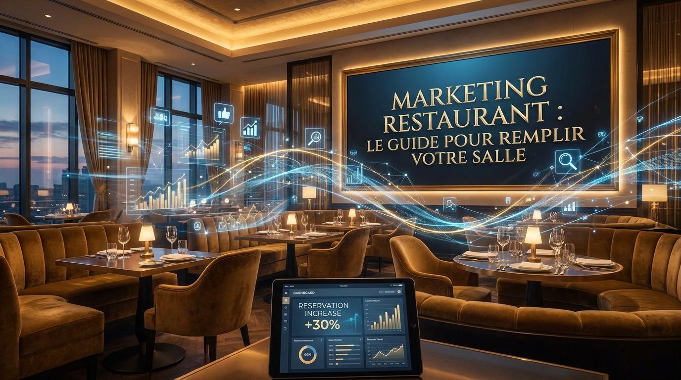 Marketing restaurant : le guide pour remplir votre salle Marketing restaurant : le guide pour remplir votre salle : illustration de l’article (réseaux sociaux)