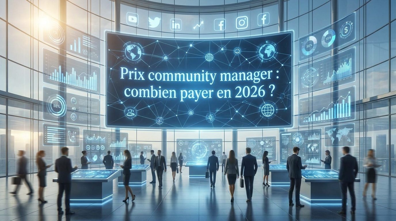 Prix community manager : combien payer en 2026 ? Prix community manager : combien payer en 2026 : illustration de l’article (réseaux sociaux)